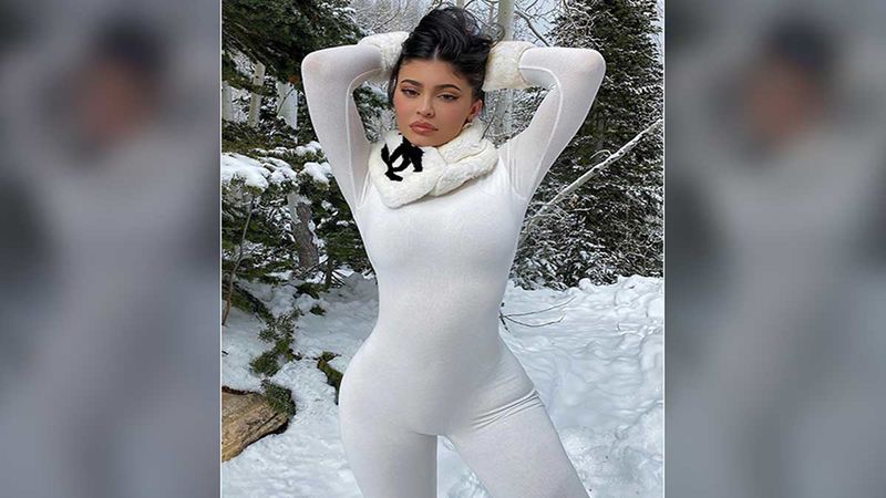 Kylie Jenner Turns Early Christmas Bunny In Her Frosty White Snowsuit