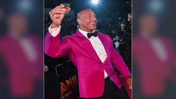 Jumanji The Next Level Premiere: Dwayne Johnson Flaunts His Fuchsia Jacket; Thanks Stylist In A Special Post