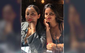 Suhana Khan Borrows A Dress From Mommy Gauri Khan’s Wardrobe; Drops A Sexy Pic On Social Media