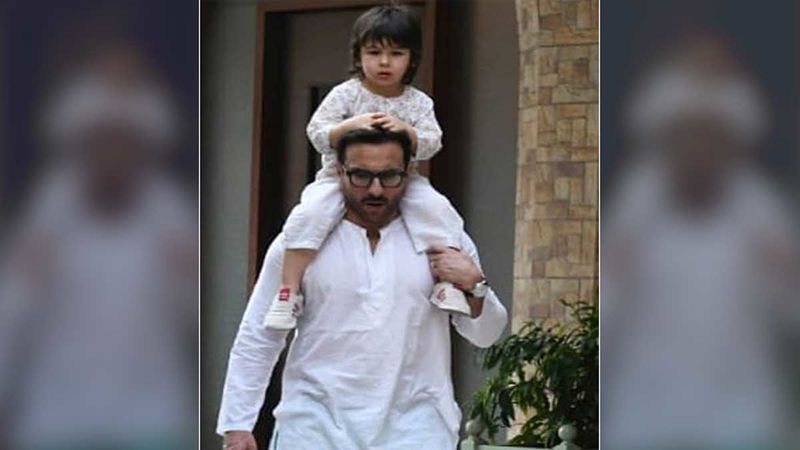 Taimur Marks Primetime News Debut With Saif Ali Khan; Actor Says Tim Is Positive Like Buddha Before He Runs Away For Potty Time -WATCH