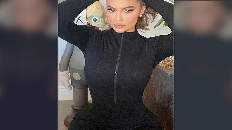 Kylie Jenner Flaunts Her Perfectly Sculpted Body In A Black Bodysuit While Under Coronavirus Lockdown; Calls It Her Love For Black