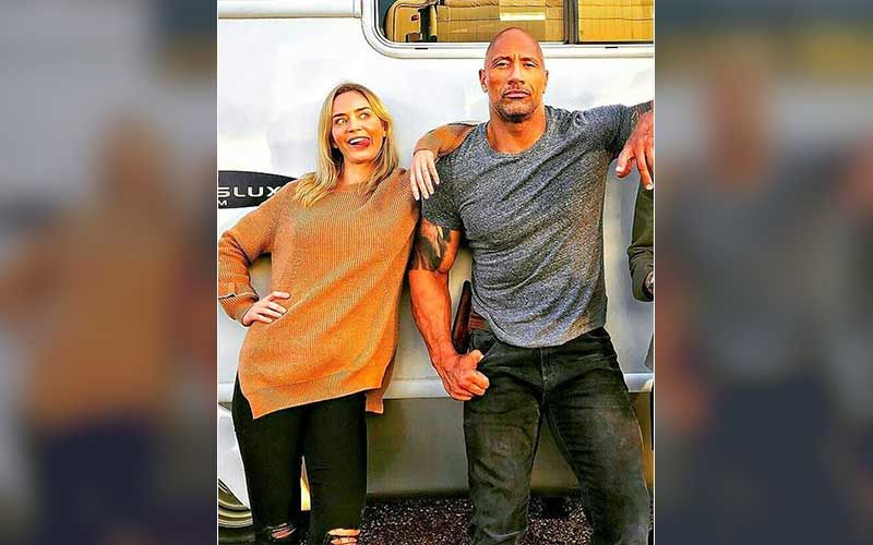 Ball And Chain: Dwayne Johnson Aka The Rock And Emily Blunt Starrer To Have A  Netflix Release