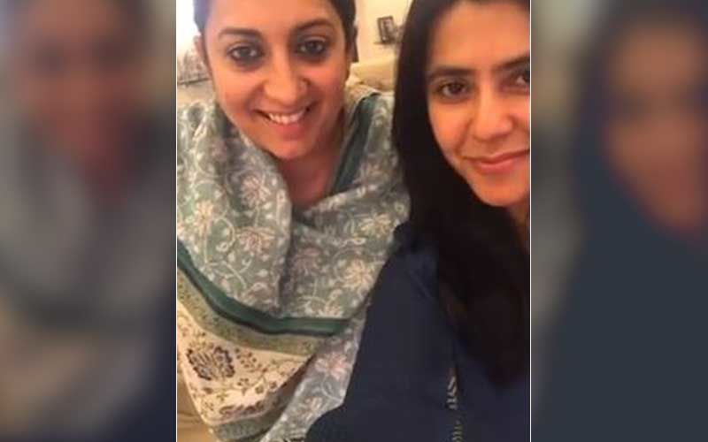 Ekta Kapoor Puts An Appreciation Post For BFF Smriti Irani; Shares UNSEEN Videos Of Union Minister From Miss India Days