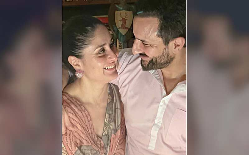 Preggers Kareena Kapoor Khan And Hubby Saif Ali Khan Get Clicked Outside Amrita Arora’s Residence; Couple Twins In White-Deets INSIDE