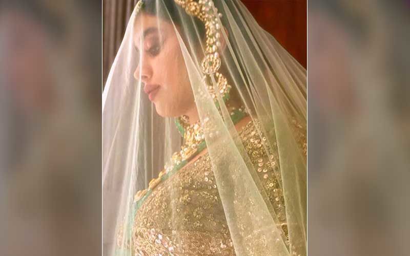 Janhvi Kapoor Looks Mesmerizing In Bridal Avatar, Says ‘Can You Hear The Shehnai Playing Or It Is Just Me’