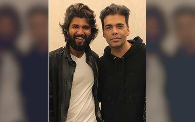 Karan Johar Gives Sneak-Peek Of His Gift From Liger Star Vijay Deverakonda; Filmmaker Gets A Sexy Denim Jacket With Initials ‘KJ’