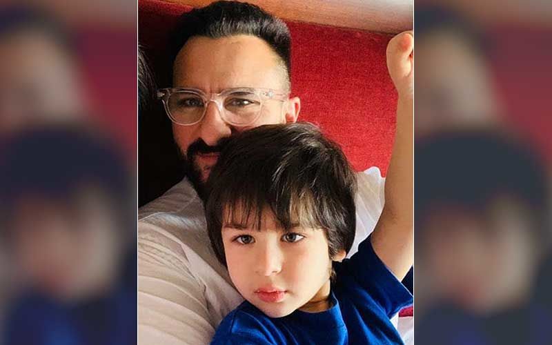 Taimur Ali Khan Is Busy On The Phone As He Returns Home With Dad Saif Ali Khan-WATCH Video