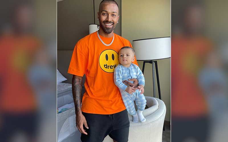 Mumbai Indians Star Hardik Pandya’s Son Agastya Joins Dad For IPL 2021; WATCH Video Of The Father-Son Duo Having A Blast