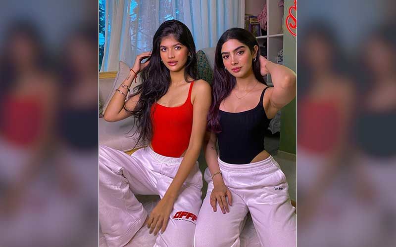 Khushi Kapoor Says ‘Same Same But Different’ As She Matches Outfits With Varun Dhawan’s Niece Anjini; The Star Kids Strike A Sexy Pose