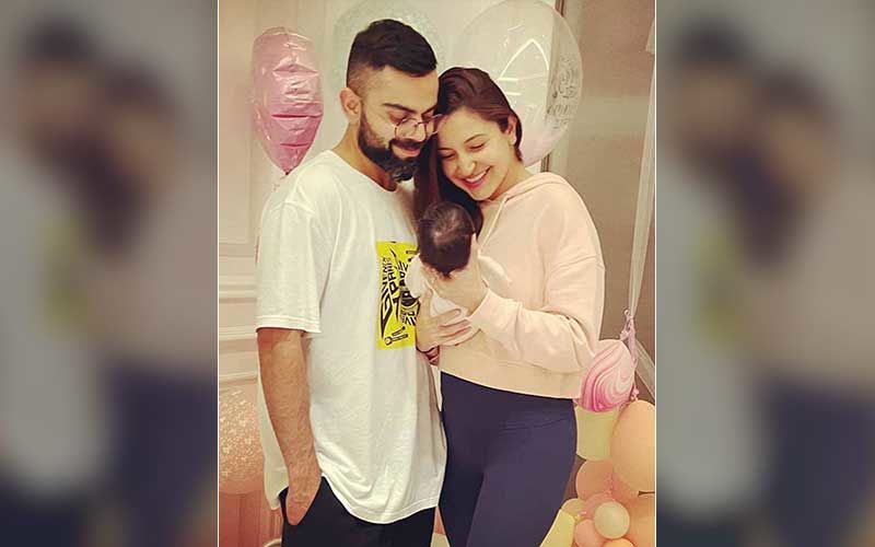 Anushka Sharma And Virat Kohli Get Clicked At The Airport With Baby Vamika; Couple Spotted Leaving For England