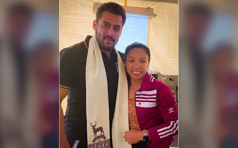 Olympics Silver Medallist Mirabai Chanu Meets With Her Most Favourite Actor Salman Khan; Superstar Says ‘Lovely Meeting With You’