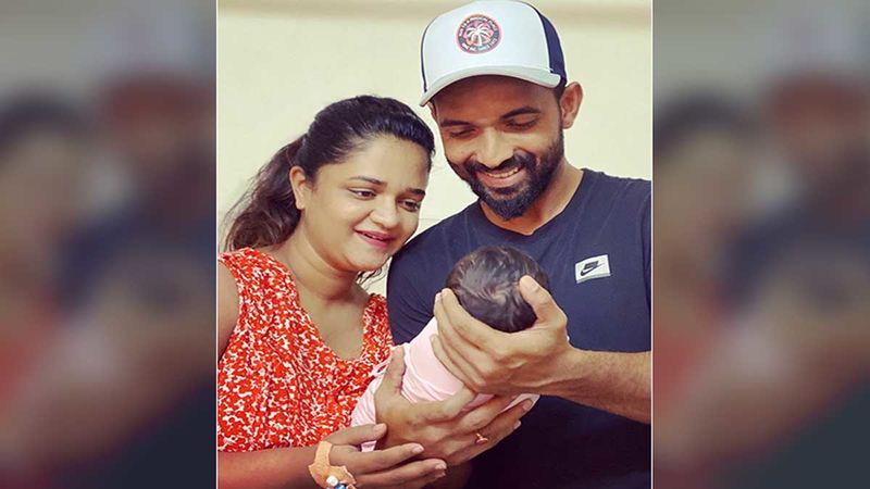 Cricketer Ajinkya Rahane Shares First Picture Of His Baby Girl With Wife Radhika