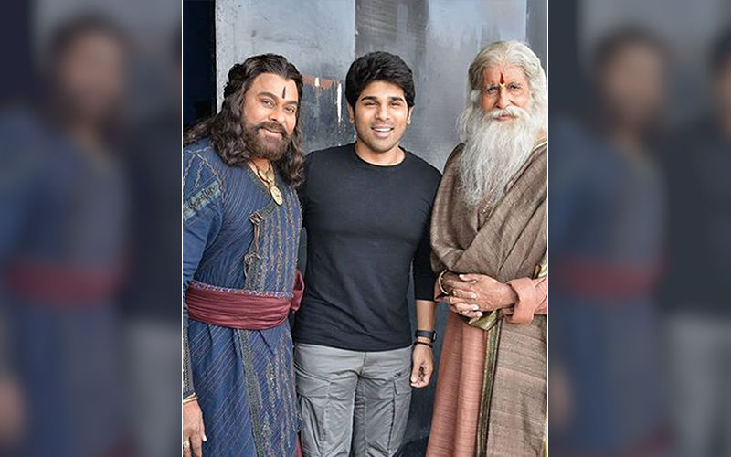 Sye Raa Narasimha Reddy: Allu Sirish Shares Special Moment With Legends Amitabh Bachchan And Chiranjeevi From The Sets