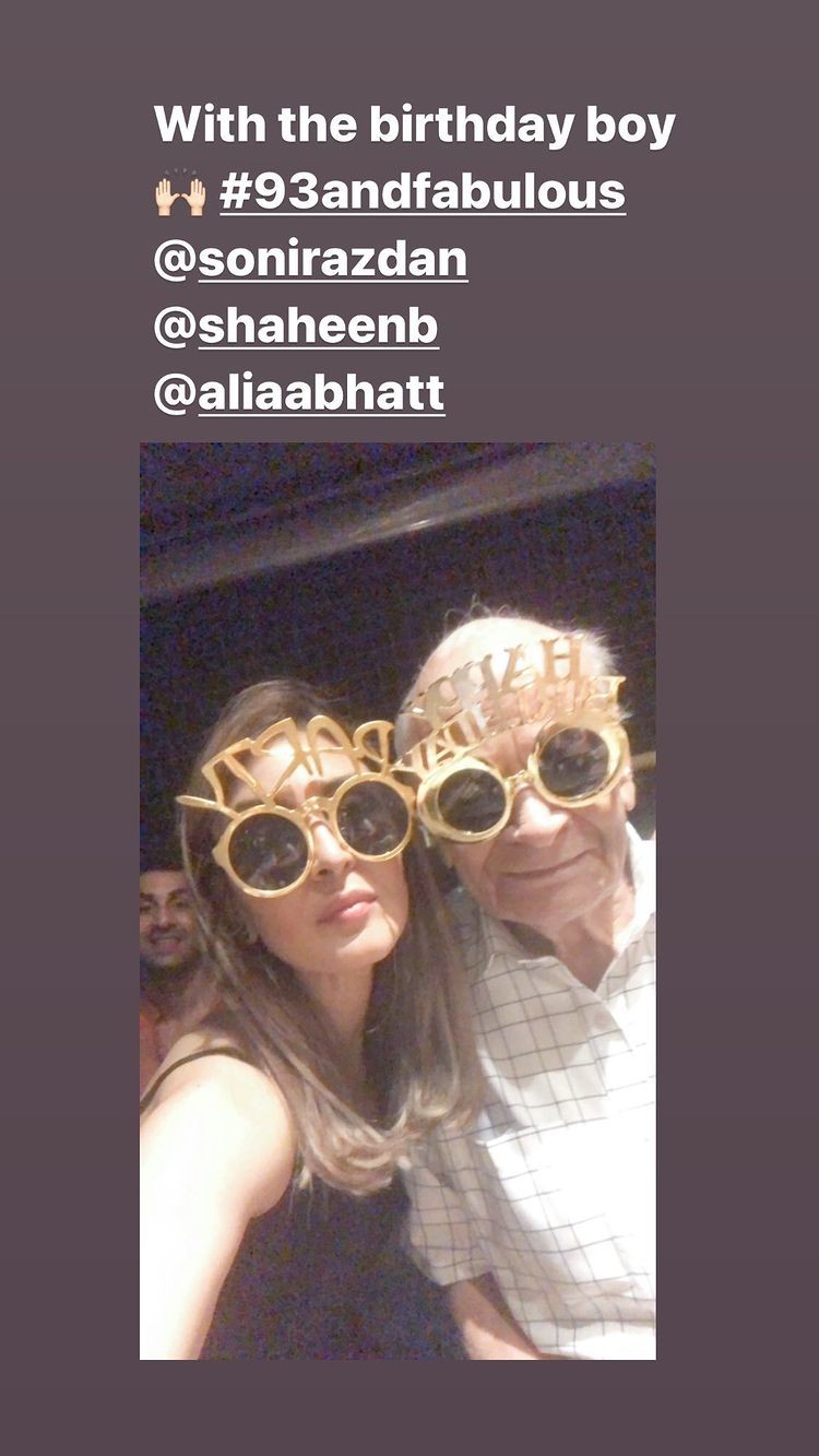 Riddhima Kapoor Sahni s Instagram stories