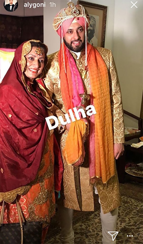 sangram singh with wife gurkiran kaur