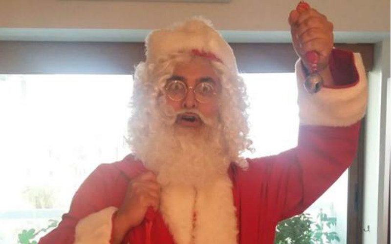 Aamir Khan Turns Santa For Son Azad