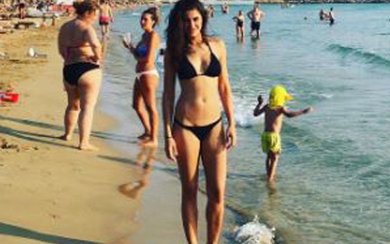 IN PICS: Nargis Fakhri shows off her bikini body in Greece