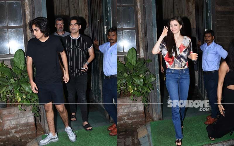 Arbaaz Khan Spends His Sunday With Girlfriend Giorgia Andriani And Son Arhaan