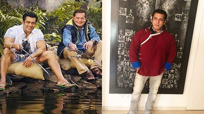 Salman Khan Shares Throwback 'Camping In The Jungle' Pic With Salim Khan On His 84th Birthday