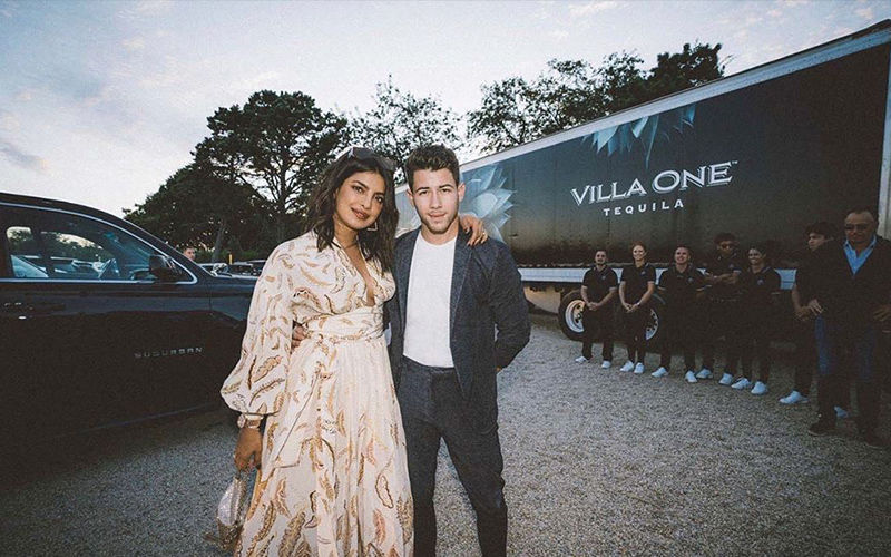 Priyanka Chopra Jonas Captured In A Playful Mood At Hubby Nick Jonas' Liquor Brand Launch Party