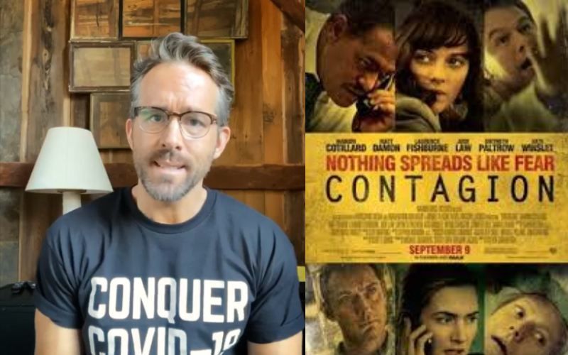 Deadpool Ryan Reynolds Mocks Contagion Director Steven Soderbergh Who Is Appointed To Lead Hollywood's Cornavirus Committee