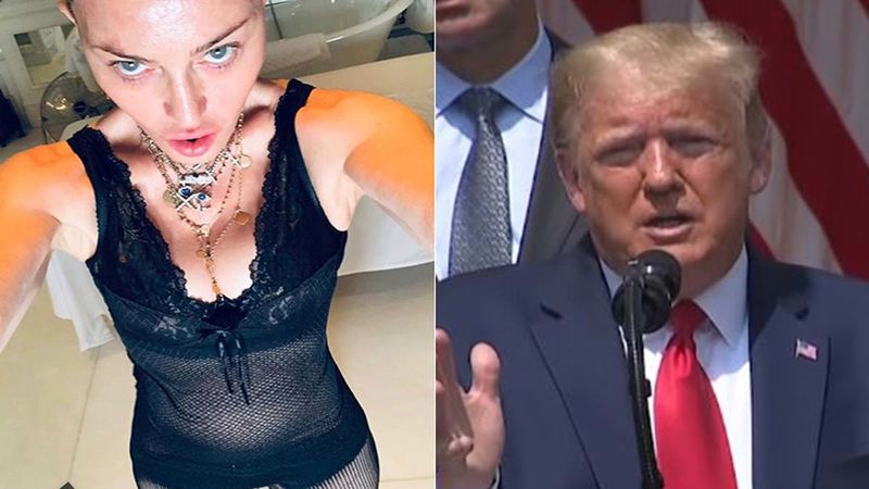Madonna Hits Out At Donald Trump; Wants The 'White Supremacist Out Of The White House'