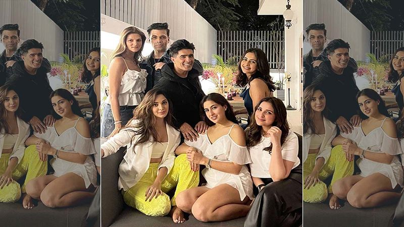 Bollywood's Pawri Gang: Sara Ali Khan, Kiara Advani, Parineeti Chopra And Rakul Preet Make It A Saturday Night To Remember; Join Karan Johar And Manish Malhotra For A Fun Evening