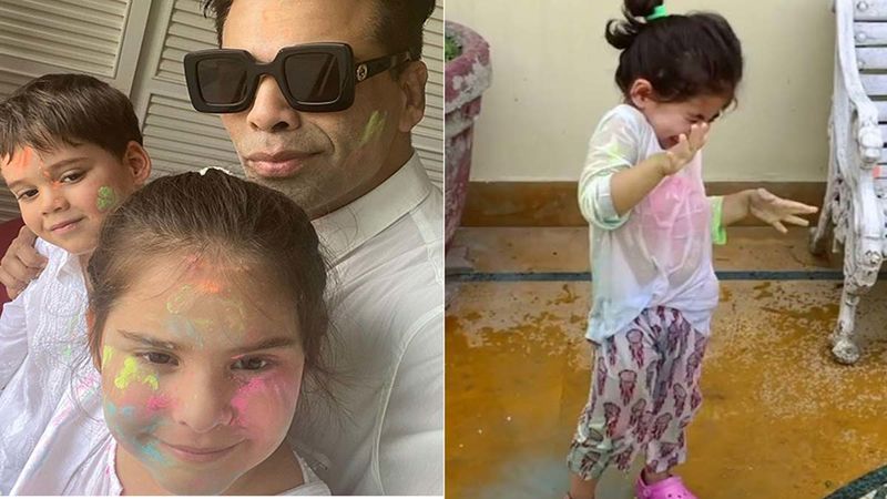 Happy Holi 2021: Witness Karan Johar’s Twins- Yash And Roohi And Soha Ali Khan’s Daughter Inaaya Naumi Kemmu's Colourful Moments