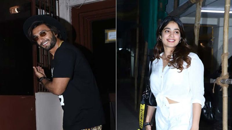 Airport Spotting: Ranveer Singh And Janhvi Kapoor Are All About Flower Power, Don't Miss Ranveer's Unconventional Pair Of Sunnies