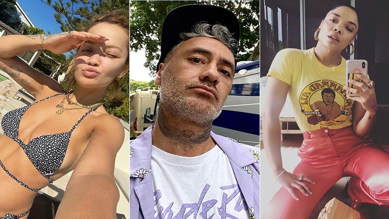 Fans React To Rita Ora, Taika Waititi And Tessa Thompson's Cozy Kissing Pictures, Question If They Are In An Open Relationship