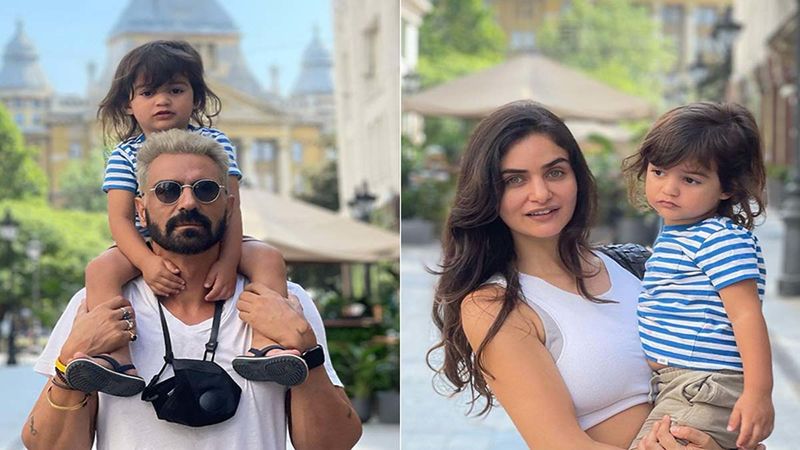 Ahead Of Dhaakad’s Shooting Schedule, Arjun Rampal Spends Quality Time With Son Arik And Partner Gabriella Demetriades In Budapest