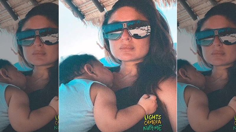 Kareena Kapoor Khan's Latest Beach Selfie In Maldives With Jeh In Her Arms Is Such A Stunner