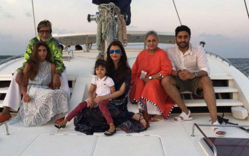 Bachchans celebrate Abhishek’s birthday in Maldives