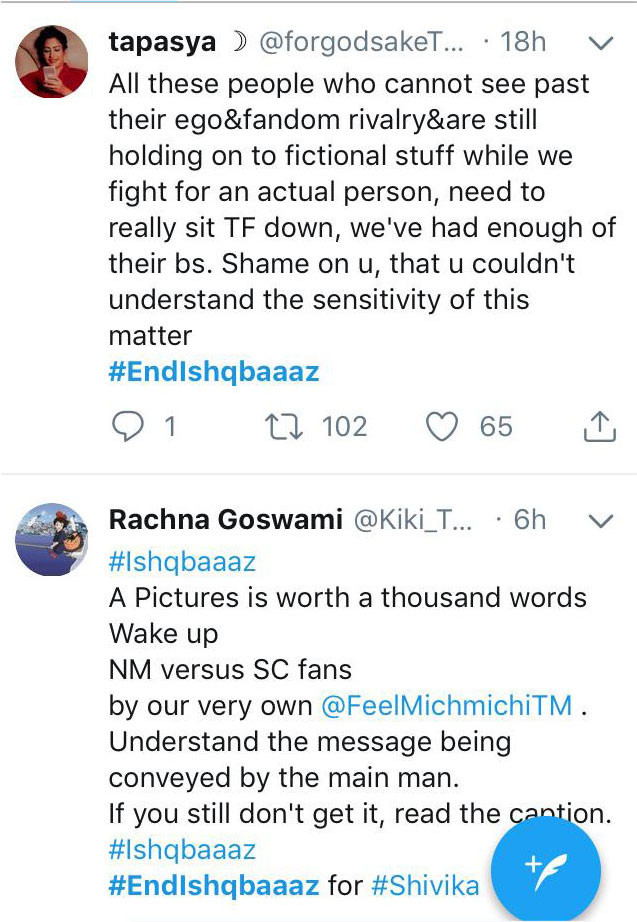 fans comment on surbhi chandana exit