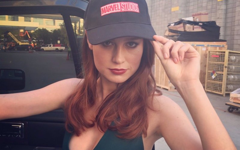 Brie Larson is getting ready for Captain Marvel