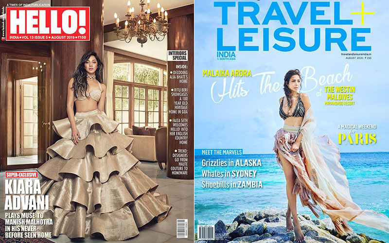 Kiara Advani And Malaika Arora Create Storm On The August Issues Of Hello And Travel+Leisure Magazines