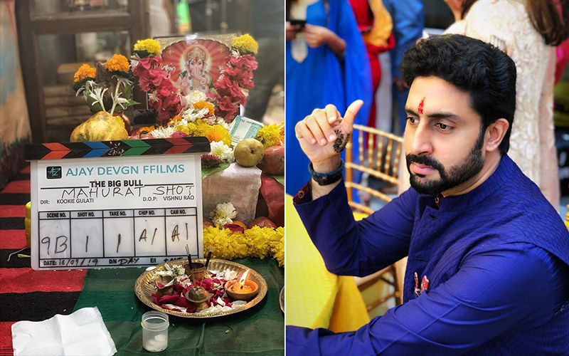 A Year After Manmarziyaan Abhishek Bachchan Is Back On A Film Set; Gears Up For The Big Bull