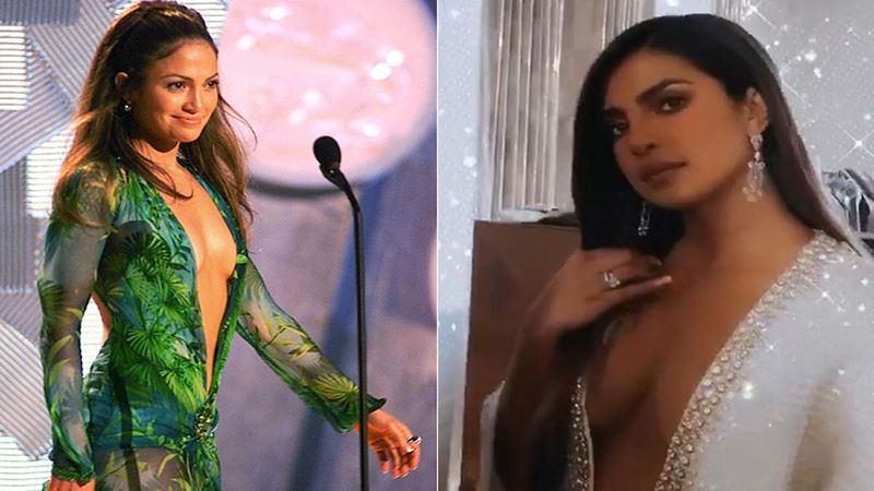 Priyanka Chopra's Belly Button Grazing Grammy 2020 Dress Inspired By JLO's Sexy Green Number; Here's The Story Behind It