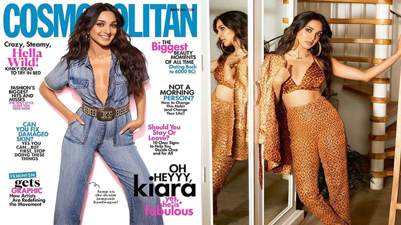 Kiara Advani In A Navel Plunging Denim Jumper Or Bikini Top Power Suit?