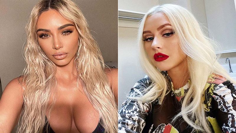 Did Kim Kardashian Take Inspiration From Christina Aguilera For Her Chap And Bikini Look? Fans Think So- Pic Inside