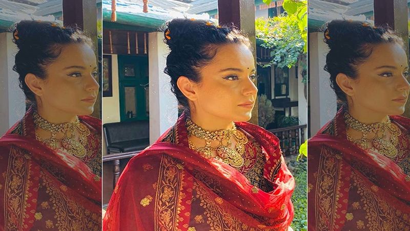 Kangana Ranaut Flaunts Fiercely Sexy New Tattoo At The Nape Of Her Neck; It's Angel Wings With A Sword - PIC Inside