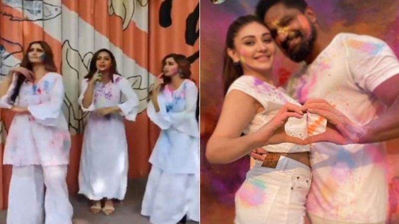 Happy Holi 2021: Tina Datta, Abigail Pandey And Arti Singh Groove To Balam Pichkari While Shefali Jariwala-Parag Tyagi Have An Intimate Holi