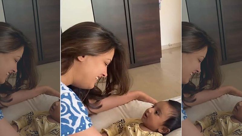 New Mommy Anita Hassanandani’s Conversation With Her Newborn Son Aaravv, Is Truly Adorable-WATCH VIDEO