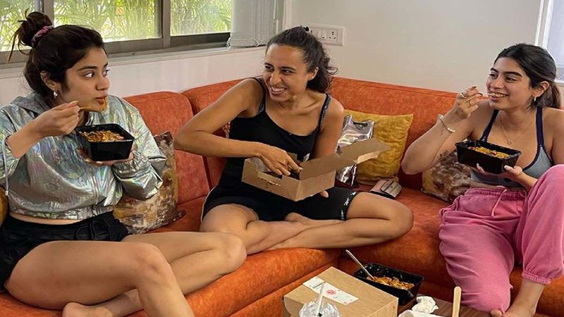 Khushi and Janhvi Kapoor Savour A Cheat Meal, Actress Feels Trainer's Caption Is A ‘Taunt’