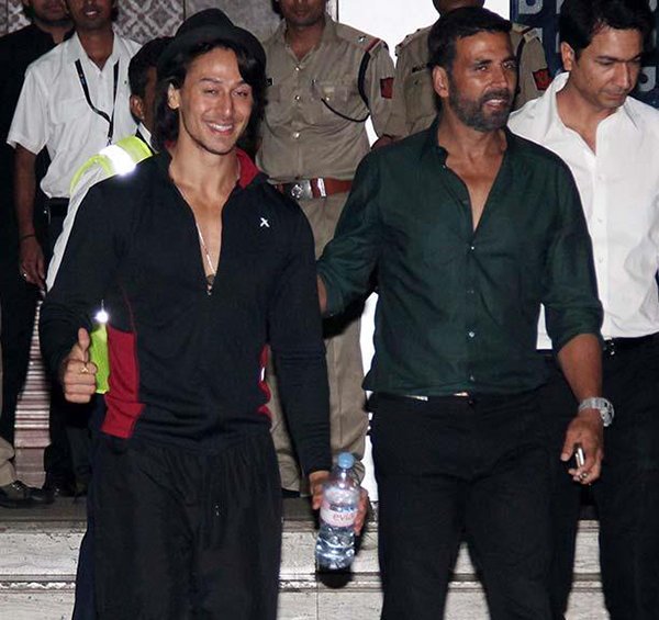Tiger Shroff With Akshay Kumar