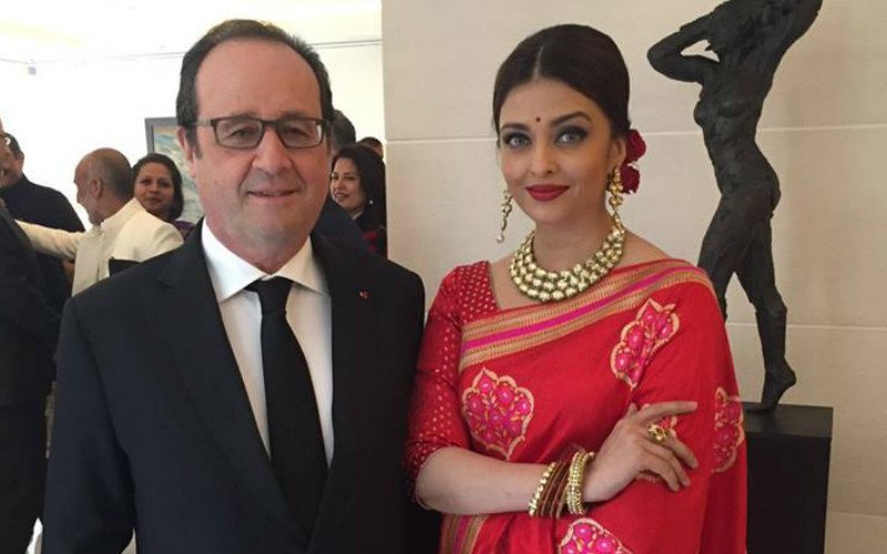 Aishwarya lunches with French President Francois Hollande