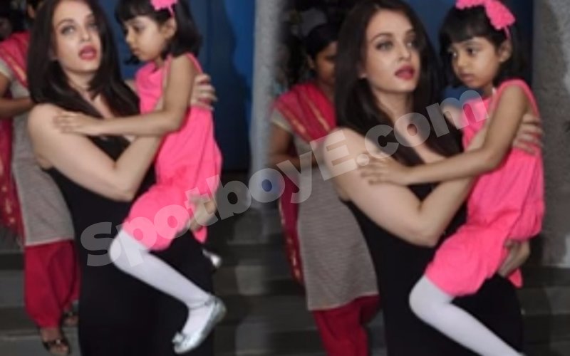 Aishwarya’s evening out with daughter Aradhya