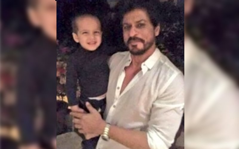 Check out pictures of SRK with Yusuf Pathan’s son from KKR success bash