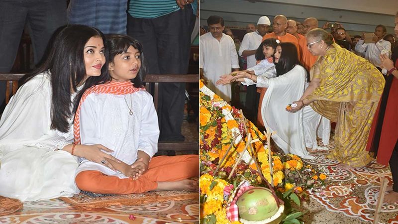 Happy Dussehra 2019: Aishwarya Rai Bachchan And Aaradhya Bachchan Offer Prayers In Matching White Suits - Pics And Video Inside