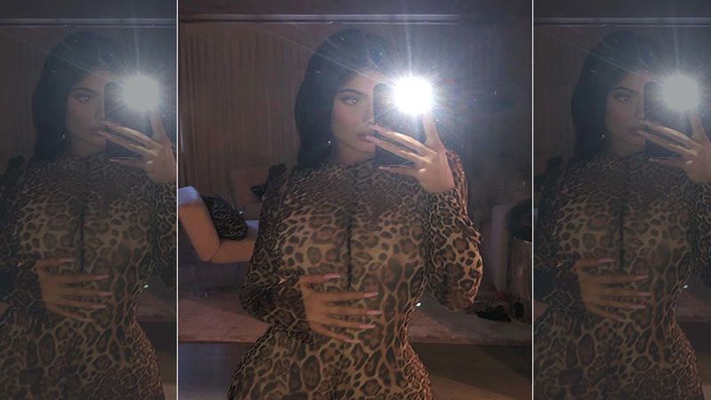 Kylie Jenner Sheds Her Clothes To Pose In A Sultry Two-Piece Before Wishing Good Night- WATCH VIDEO